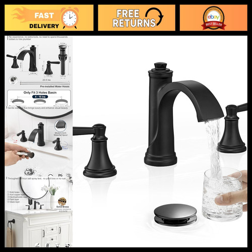 Matte black hole - black, bathroom