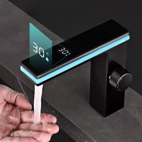 Led bathroom sink faucet - sink,