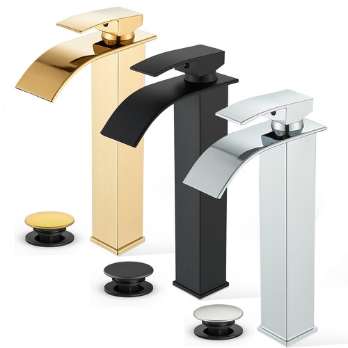 Tall bathroom sink - sink, faucet