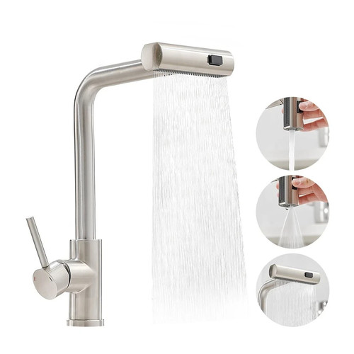 Kitchen sink faucet waterfall - kitchen,