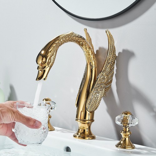 Gold swan widespread - gold,